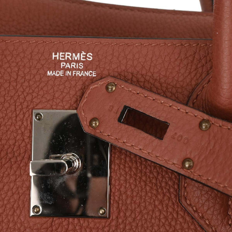 Hermes Cuivre Togo Haut a Courroies 40 Handbag ASX007FS Square:J 176827