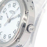 Hermes CL4.210 Clipper Quartz Watch SS 176867