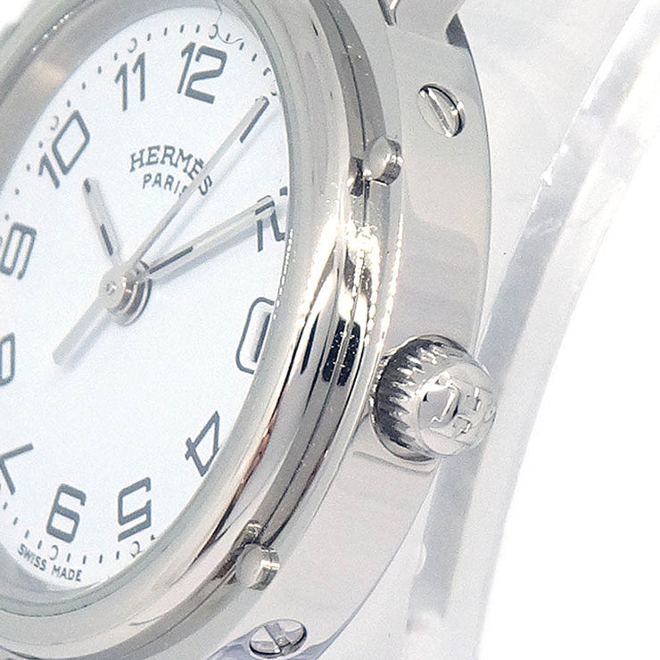 Hermes CL4.210 Clipper Quartz Watch SS 176867