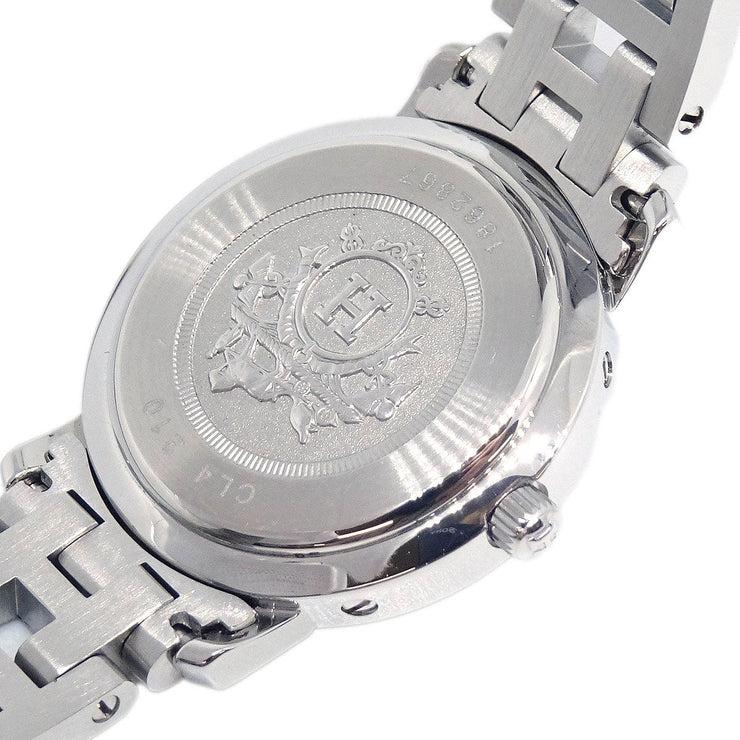 Hermes CL4.210 Clipper Quartz Watch SS 176867