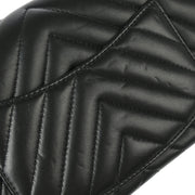 Chanel Black Lambskin Chevron Single Flap Shoulder Bag 177006