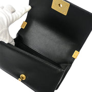Boy Chanel Black Calfskin Small Chain Shoulder Bag 177010