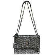Yves Saint Laurent Silver Sunset Shoulder Bag ADM.442906.0618 177014