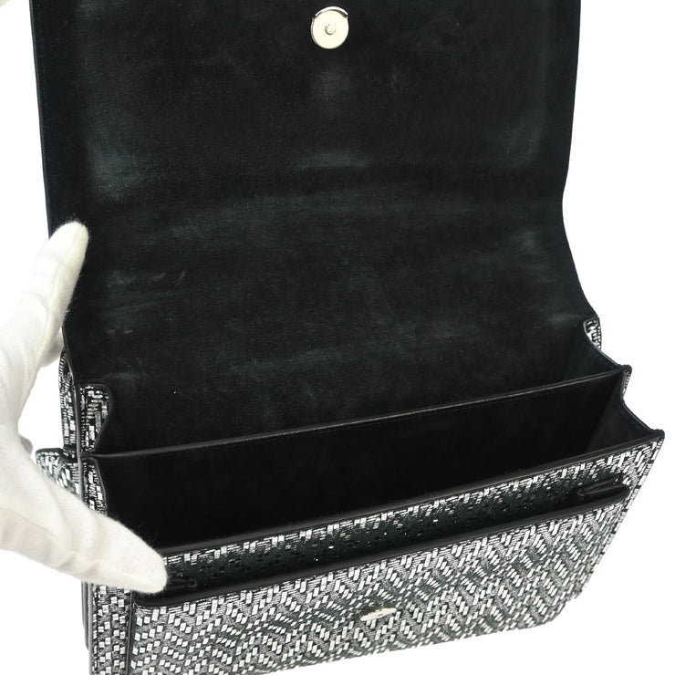 Yves Saint Laurent Silver Sunset Shoulder Bag ADM.442906.0618 177014