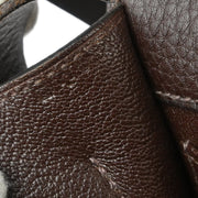 Hermes Cacao Fjord Etriviere Shoulder Bag Square:Q M06 177015