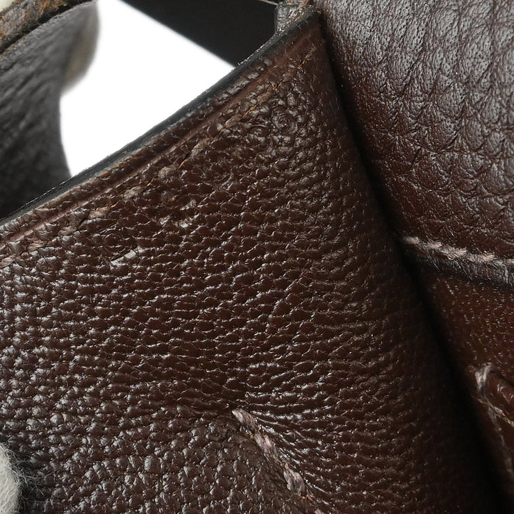 Hermes Cacao Fjord Etriviere Shoulder Bag Square:Q M06 177015