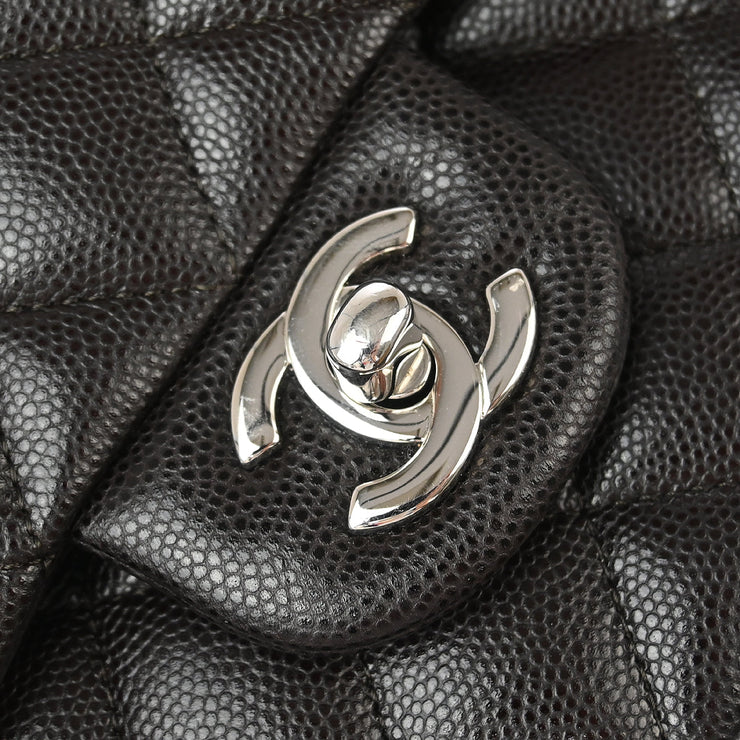 Chanel Brown Calfskin Medium Classic Double Flap Shoulder Bag 177028