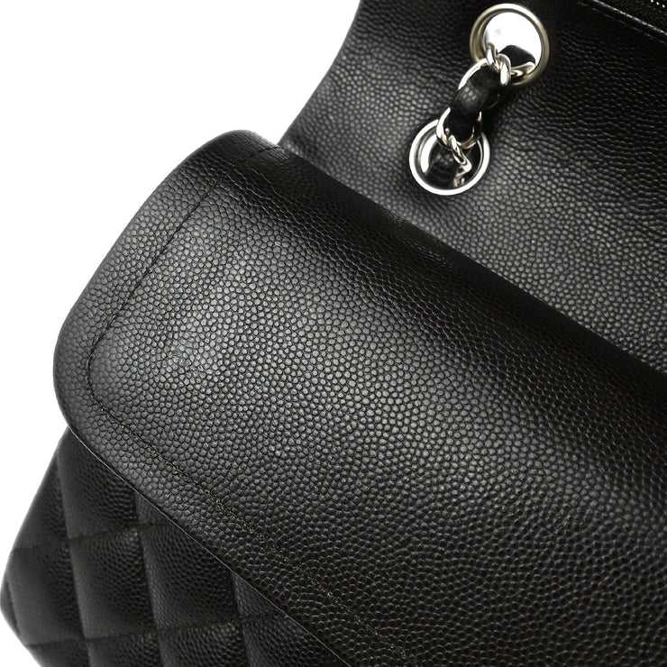 Chanel Brown Calfskin Medium Classic Double Flap Shoulder Bag 177028