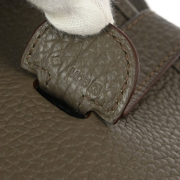 Hermes Etain Taurillon Clemence Evelyne 3 GM Shoulder Bag MDB Square:Q 177067