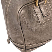 Loewe Metallic Gray Amazona 28 Handbag 260608 177070
