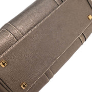 Loewe Metallic Gray Amazona 28 Handbag 260608 177070