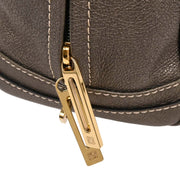 Loewe Metallic Gray Amazona 28 Handbag 260608 177070