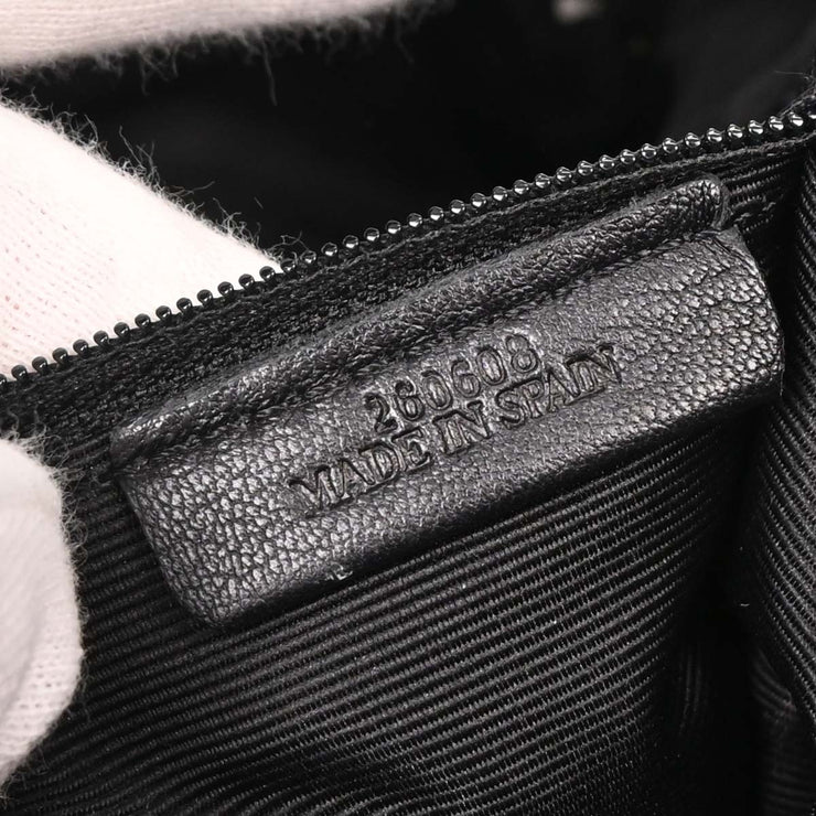 Loewe Metallic Gray Amazona 28 Handbag 260608 177070