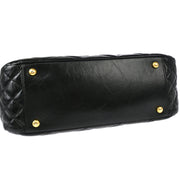 Chanel Black Calfskin Daily Walk Accordion Flap Bag 177084
