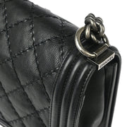 Boy Chanel Black Calfskin Medium Shoulder Bag 177089