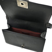Boy Chanel Black Calfskin Medium Shoulder Bag 177089