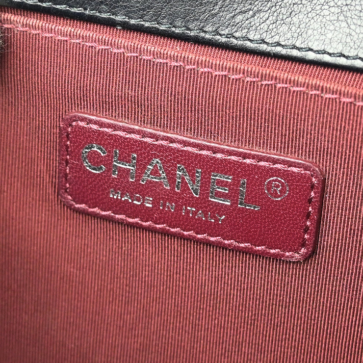 Boy Chanel Black Calfskin Medium Shoulder Bag 177089