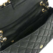 Chanel Black Lambskin Luxury Line Chain Me Shoulder Bag 177151