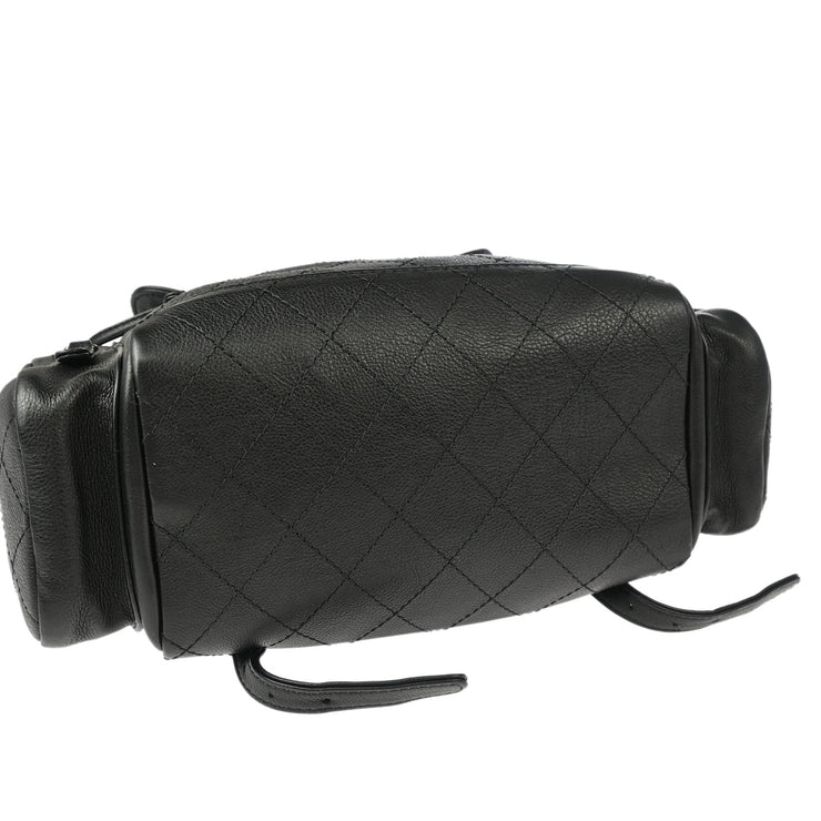 Chanel Black Calfskin Backpack 177153