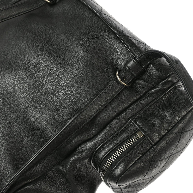 Chanel Black Calfskin Backpack 177153