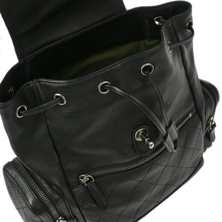 Chanel Black Calfskin Backpack 177153