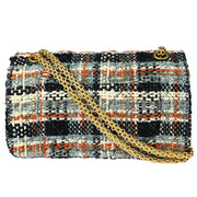 Chanel Multicolor Tweed 2.55 Medium Classic Double Flap Shoulder Bag 177168