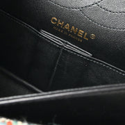 Chanel Multicolor Tweed 2.55 Medium Classic Double Flap Shoulder Bag 177168