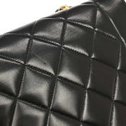 Chanel Black Lambskin Small Diana Shoulder Bag 177180