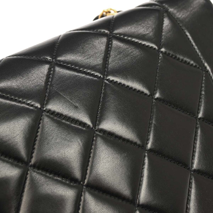 Chanel Black Lambskin Small Diana Shoulder Bag 177180