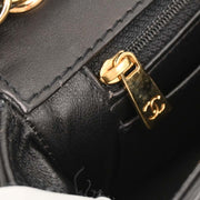 Chanel Black Calfskin Wild Stitch Choco Bar Single Flap Shoulder Bag 177181