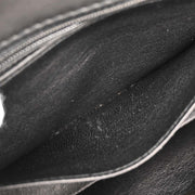 Chanel Black Calfskin Wild Stitch Choco Bar Single Flap Shoulder Bag 177181