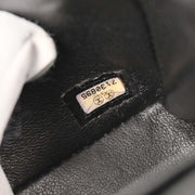 Chanel Black Calfskin Wild Stitch Choco Bar Single Flap Shoulder Bag 177181