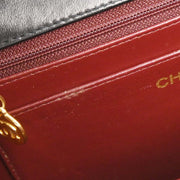 Chanel Black Lambskin 2way Handbag 177240