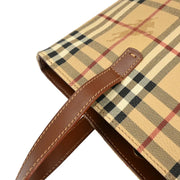 Burberry Beige House Check Handbag T-04-02 177276
