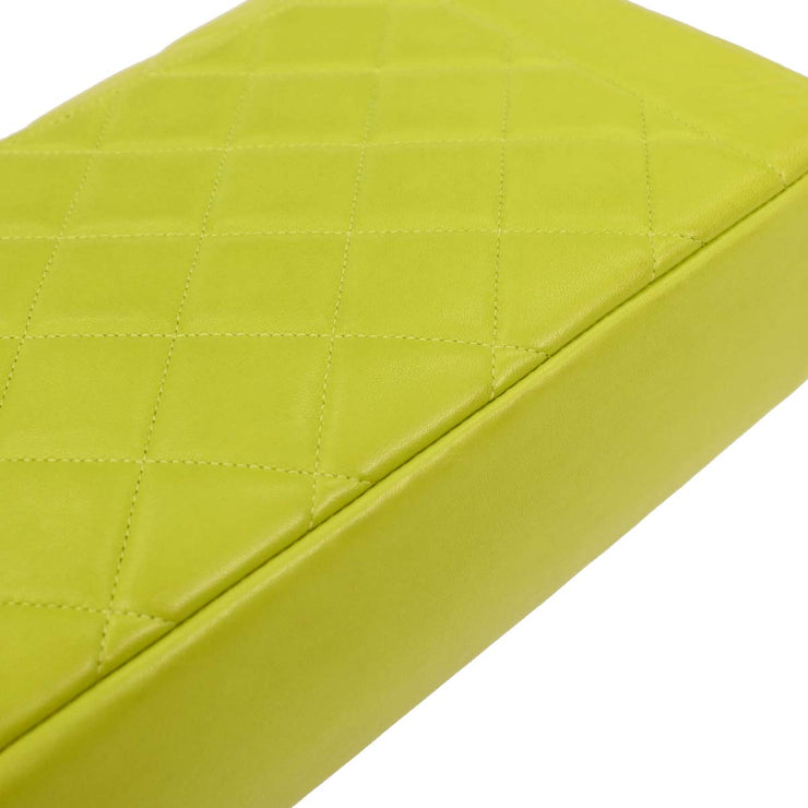 Chanel Light Green Lambskin Medium Diana Shoulder Bag 177278