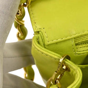 Chanel Light Green Lambskin Medium Diana Shoulder Bag 177278