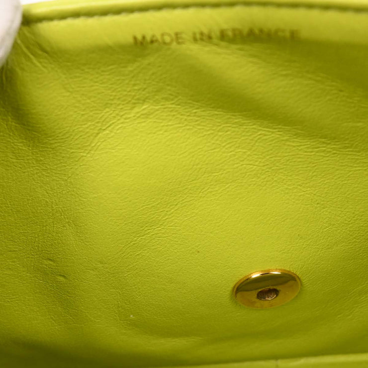 Chanel Light Green Lambskin Medium Diana Shoulder Bag 177278