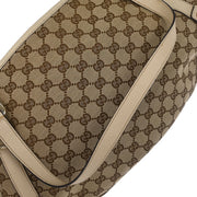 Gucci Beige Canvas GG Hobo Handbag 130736 3444 177282