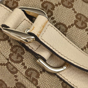 Gucci Beige Canvas GG Hobo Handbag 130736 3444 177282