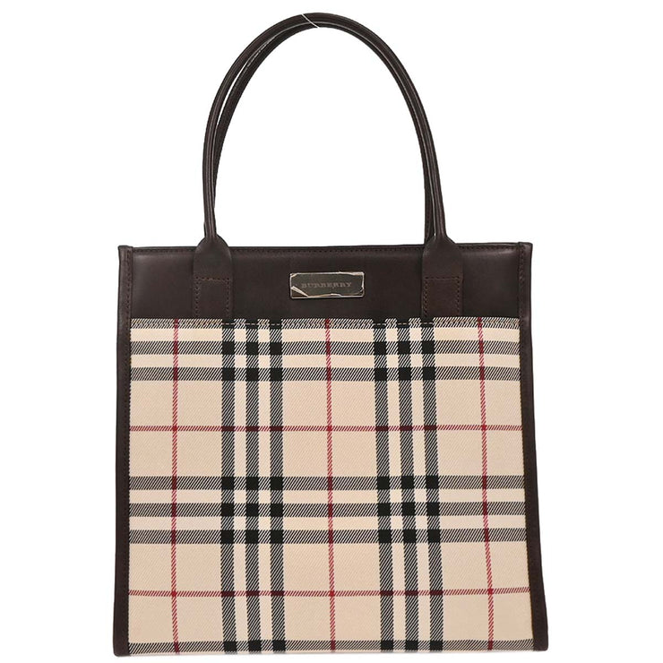 Burberry Beige Burberry Check Handbag 177286