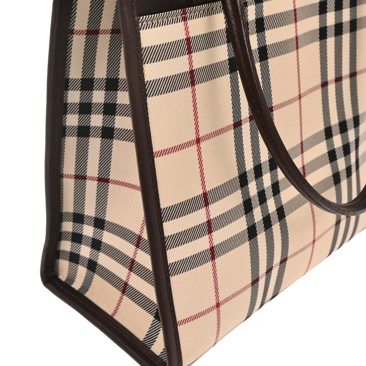 Burberry Beige Burberry Check Handbag 177286