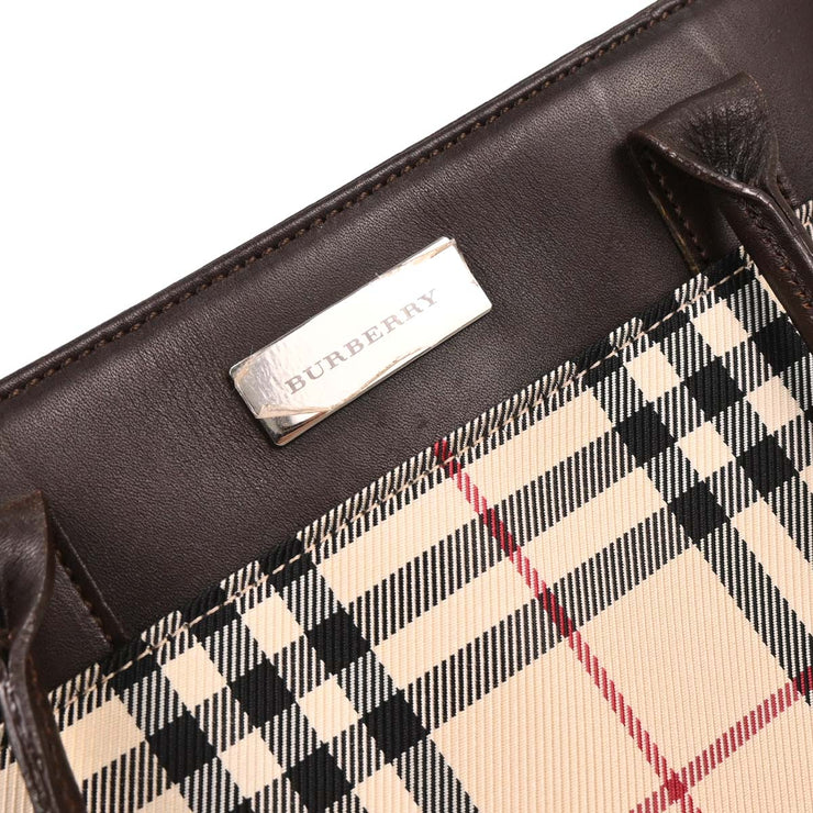 Burberry Beige Burberry Check Handbag 177286