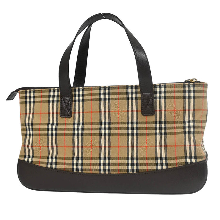Burberrys Beige House Check Handbag 177304