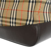 Burberrys Beige House Check Handbag 177304