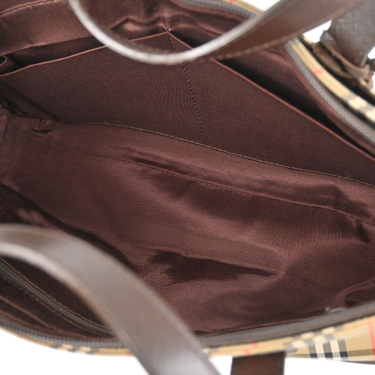 Burberrys Beige House Check Handbag 177304