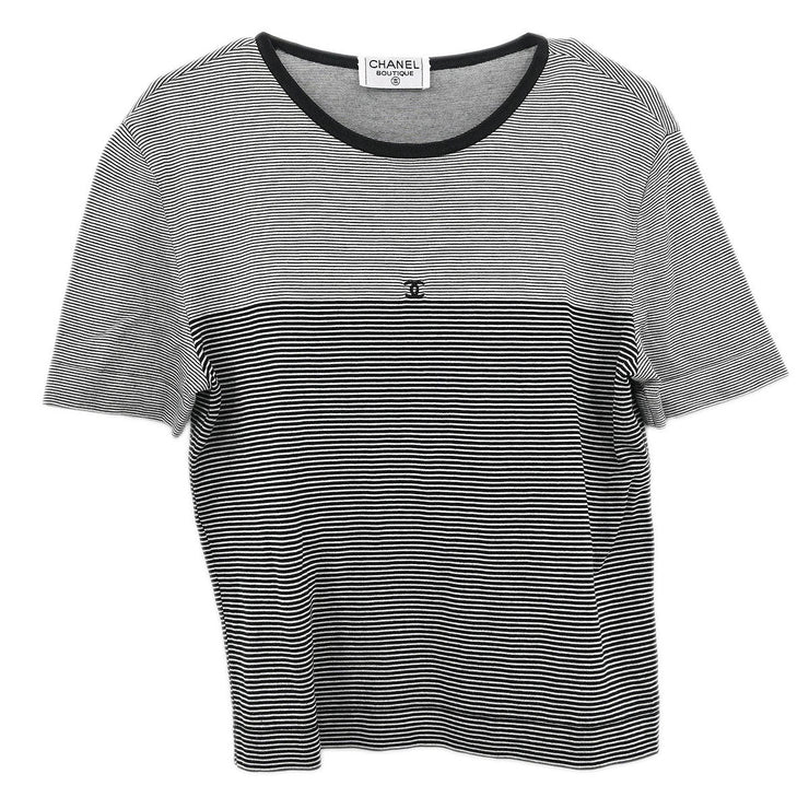 Chanel Short Sleeve Top Black 177313