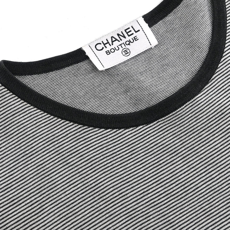 Chanel Short Sleeve Top Black 177313