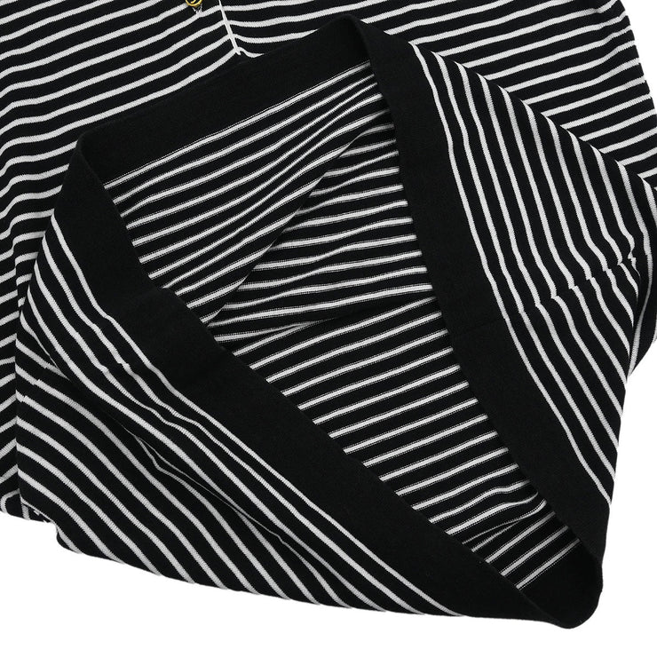 Chanel Short Sleeve Polo Shirt Top Black #42 177314