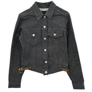 Gucci Denim Jacket Black 207-1059-7184 0551/WG416 99/02606 #40 177320