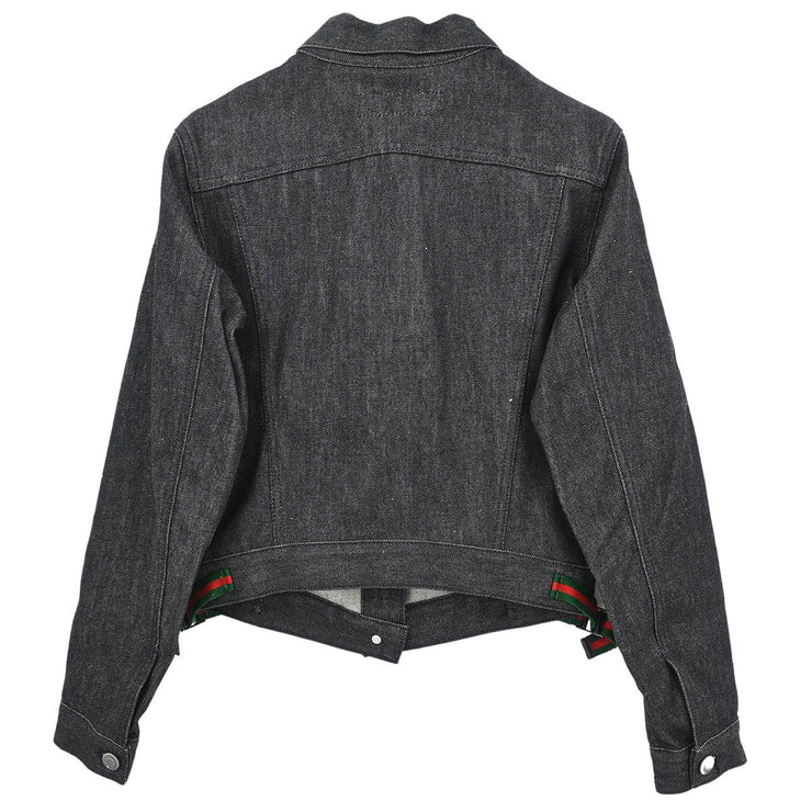 Gucci Denim Jacket Black 207-1059-7184 0551/WG416 99/02606 #40 177320